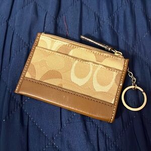 Coach wallet keychain